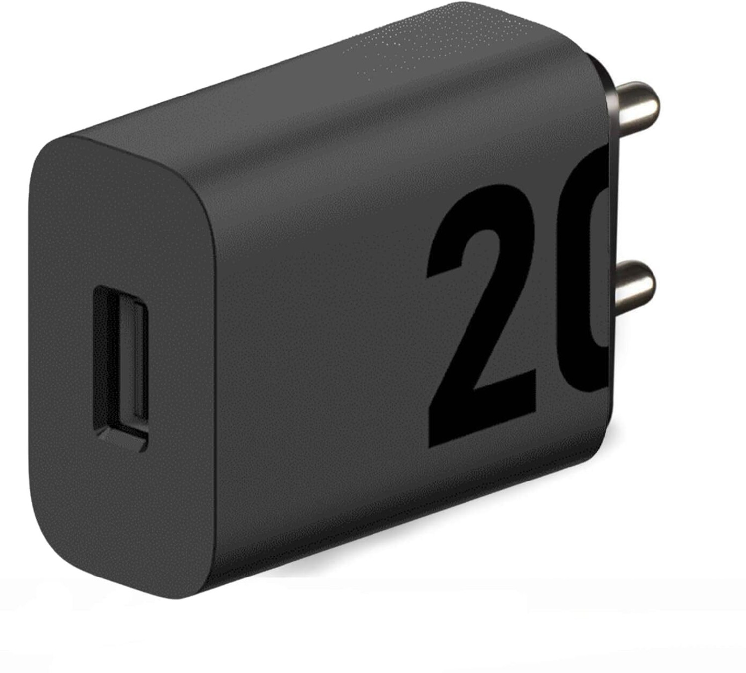 Image of Lynacz Original 20 W Wall Charger for Mobile with Detachable Cable (20W Fast Charging Adapter Compatible with Motorola Moto More-Black)