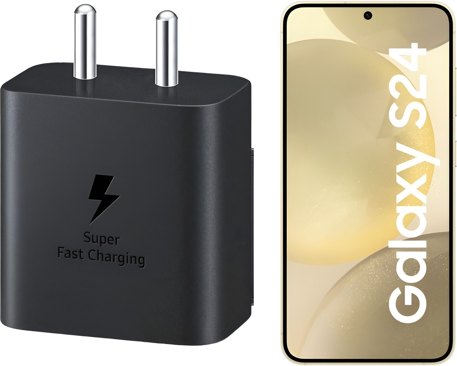 Image of UXE 45 W PD 5 A Wall Charger for Mobile (Compatible with S24 5G Charger, Black)