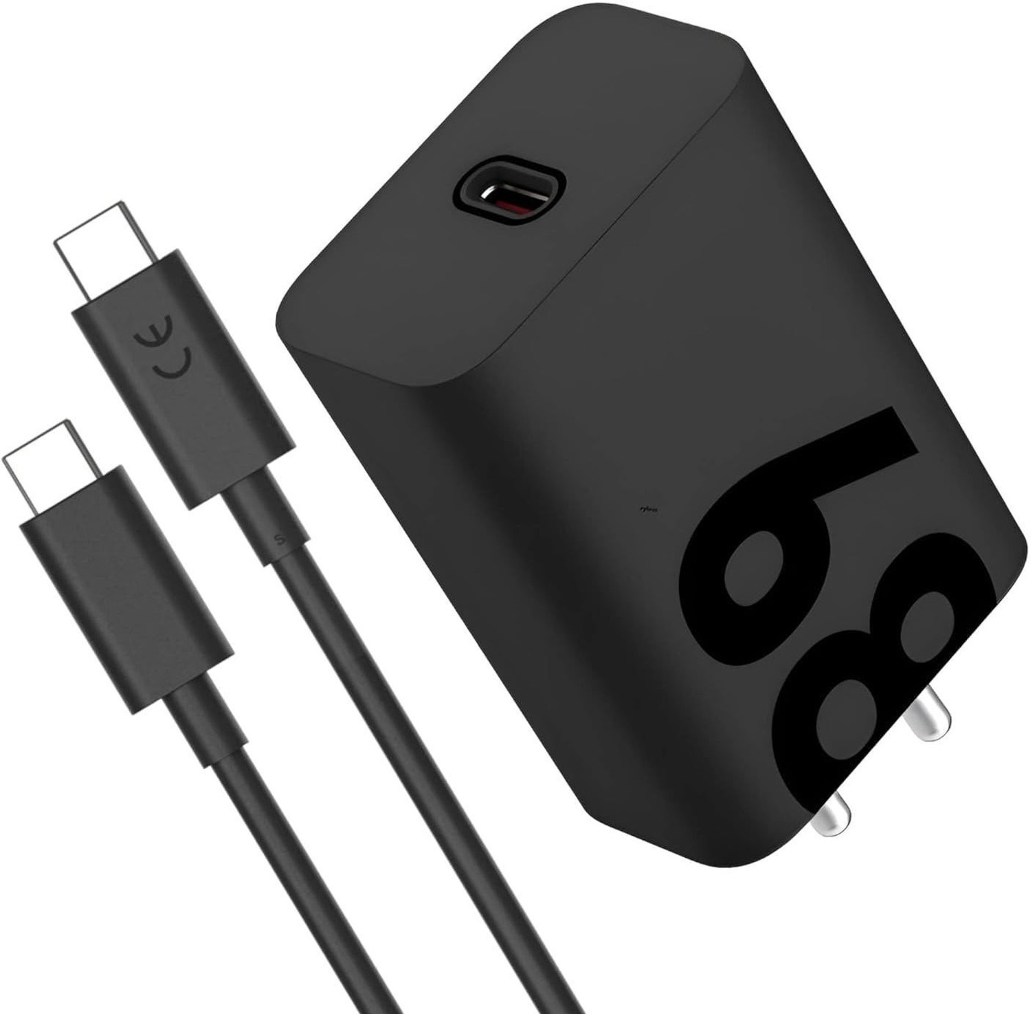 Image of Lynacz Original 20 W Wall Charger for Mobile with Detachable Cable (20W Fast Charging Adapter Compatible with Motorola Moto More-Black)