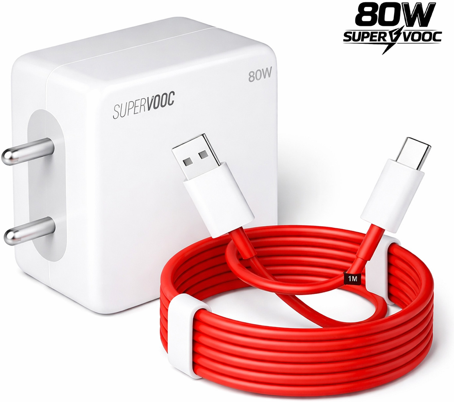 RVAT 80 W SuperVOOC 7 A Wall Charger for Mobile with Detachable Cable - RVAT : Flipkart.com