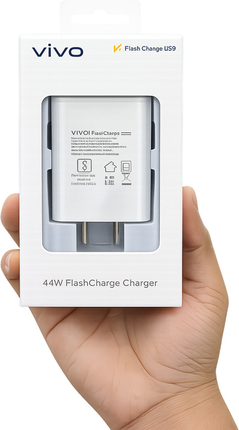 Image of vivo 44 W 10 A Wall Charger for Mobile (White)