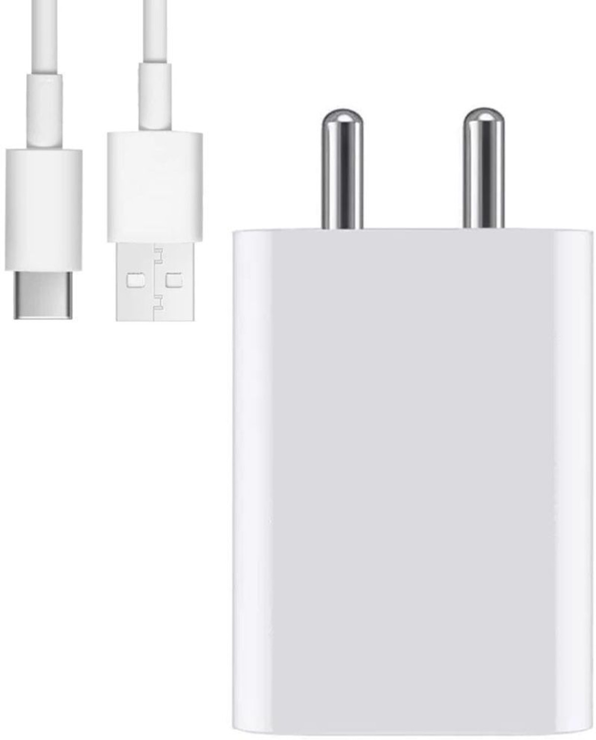 Image of Lynacz Original 20 W TurboPower 3.0 Wall Charger for Mobile with Detachable Cable (Motorola Moto G, Edge, One Series - Black (Adapter and Cable), Cable Included)