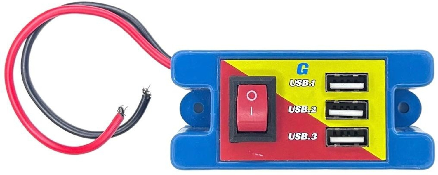 Image of Feetworking 10 W 2.1 A Dual Port Mobile Charger (Multicolor)