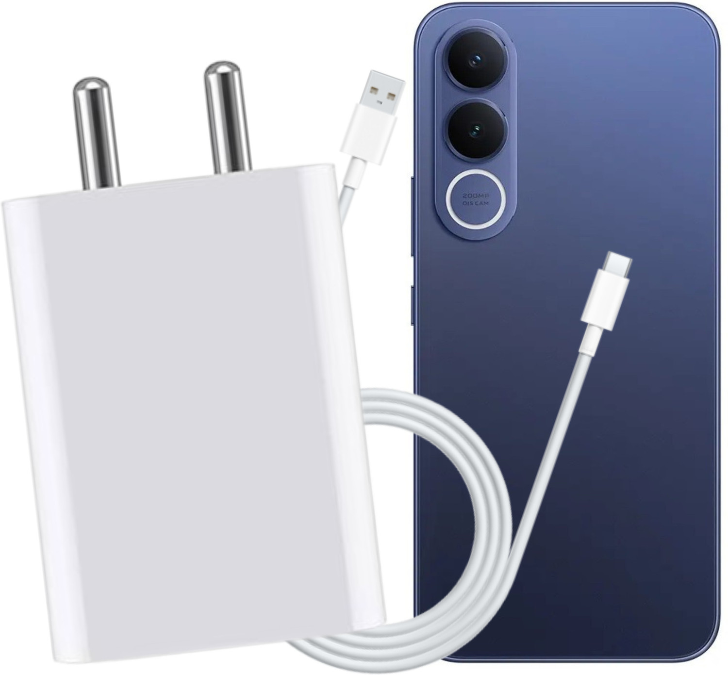 Image of CMF by Nothing 33 W Quick Charge 3 A Wall Charger for Mobile (White)