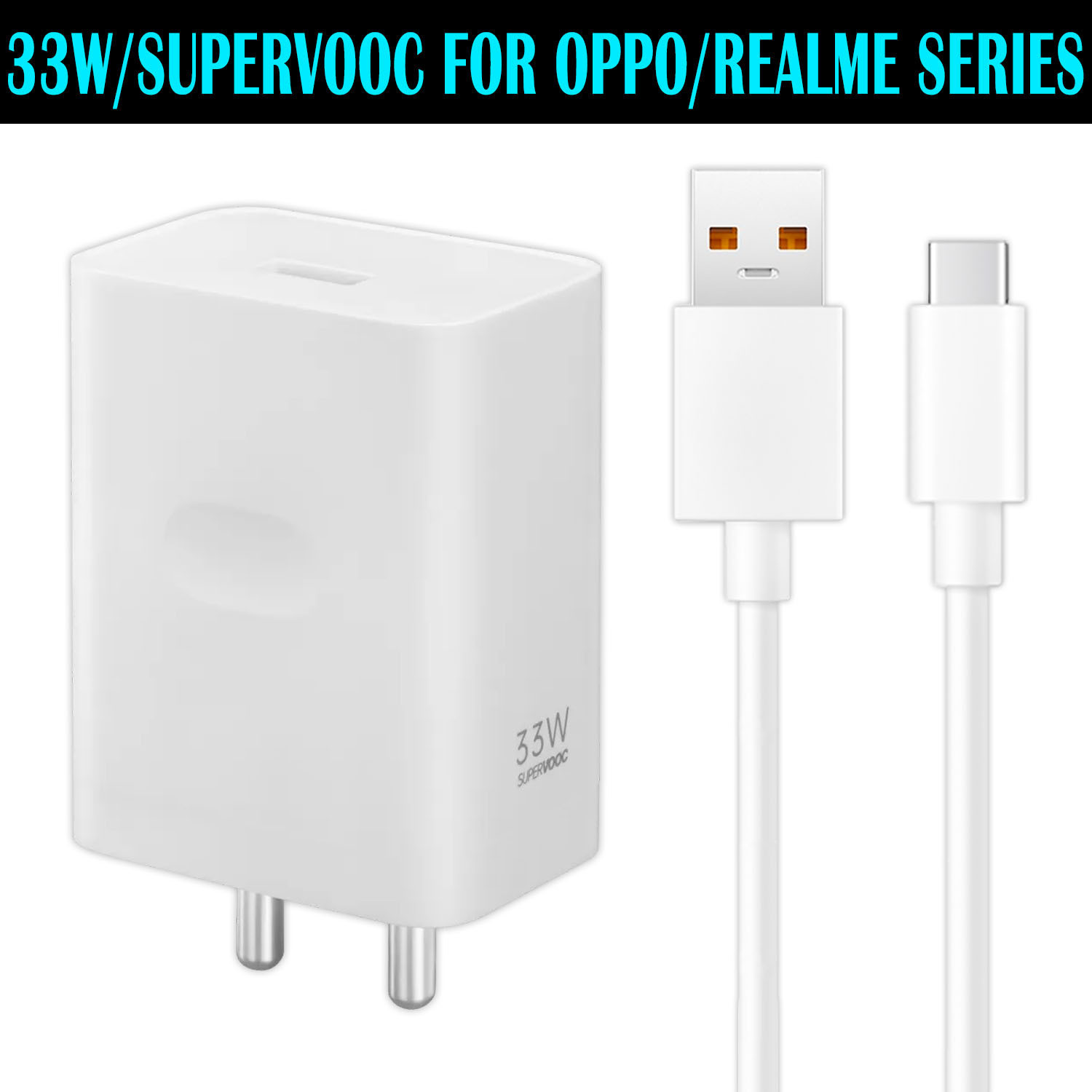 Safa 33 W SuperVOOC 3.4 A Wall Charger for Mobile with Detachable Cable - Safa : Flipkart.com