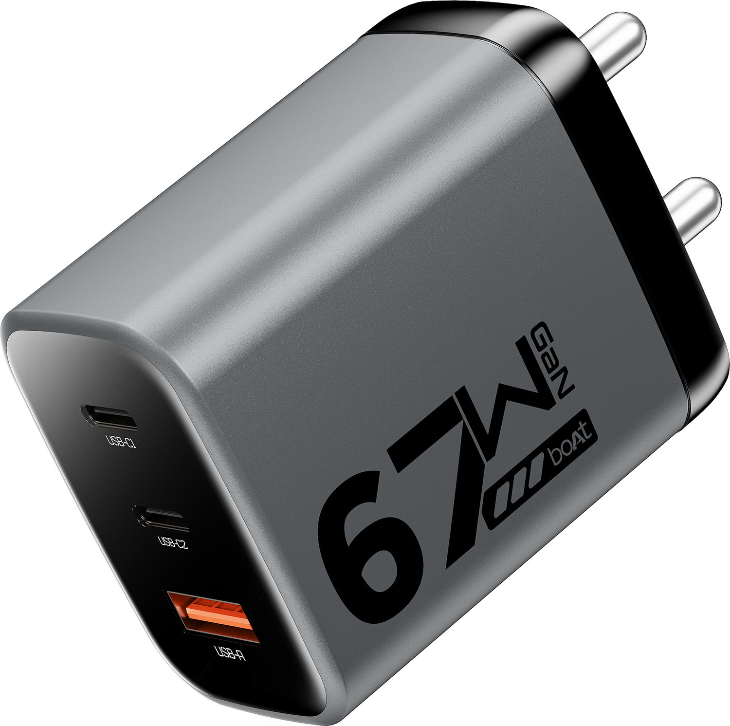 Image of CMF by Nothing 65 W GaN 3 A Wall Charger for Mobile (Black)