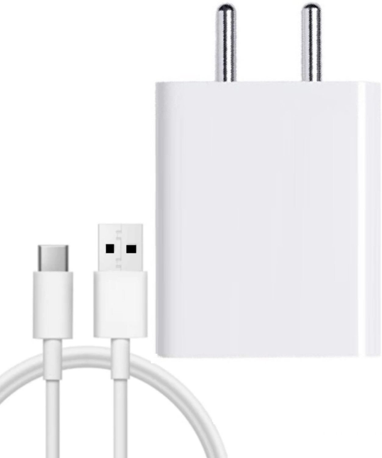 Image of vivo 66 W Quick Charge 6 A Wall Charger for Mobile with Detachable Cable (White, Cable Included)