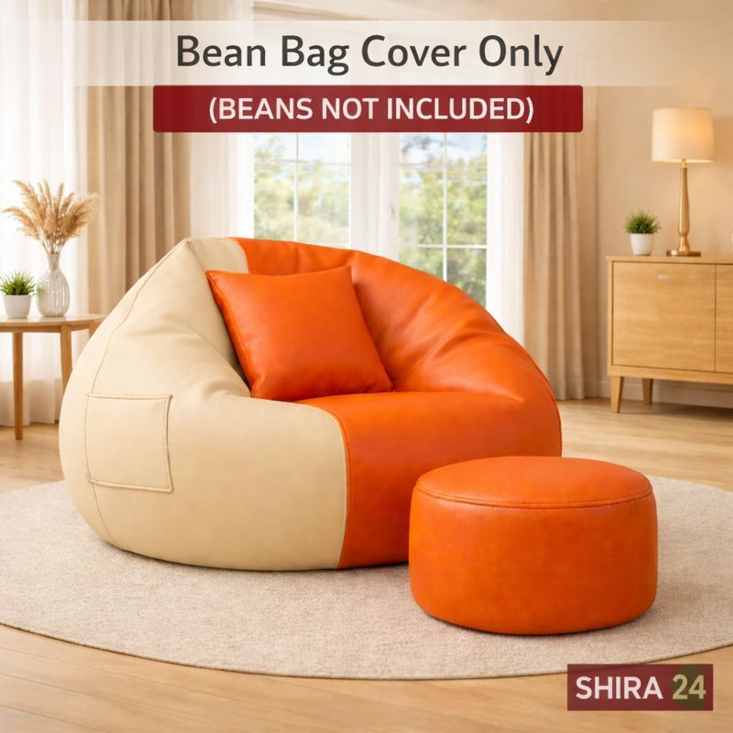 SHIRA 24 4XL Tear Drop Bean Bag Cover - Image 1
