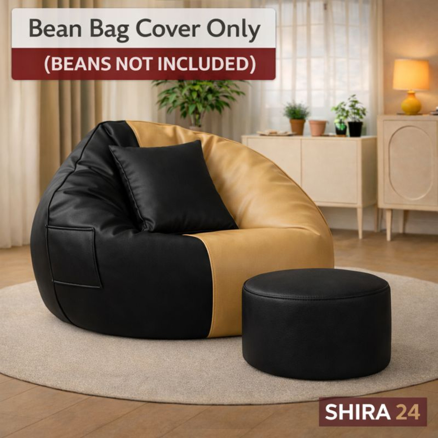 SHIRA 24 4XL Tear Drop Bean Bag Cover - Image 1