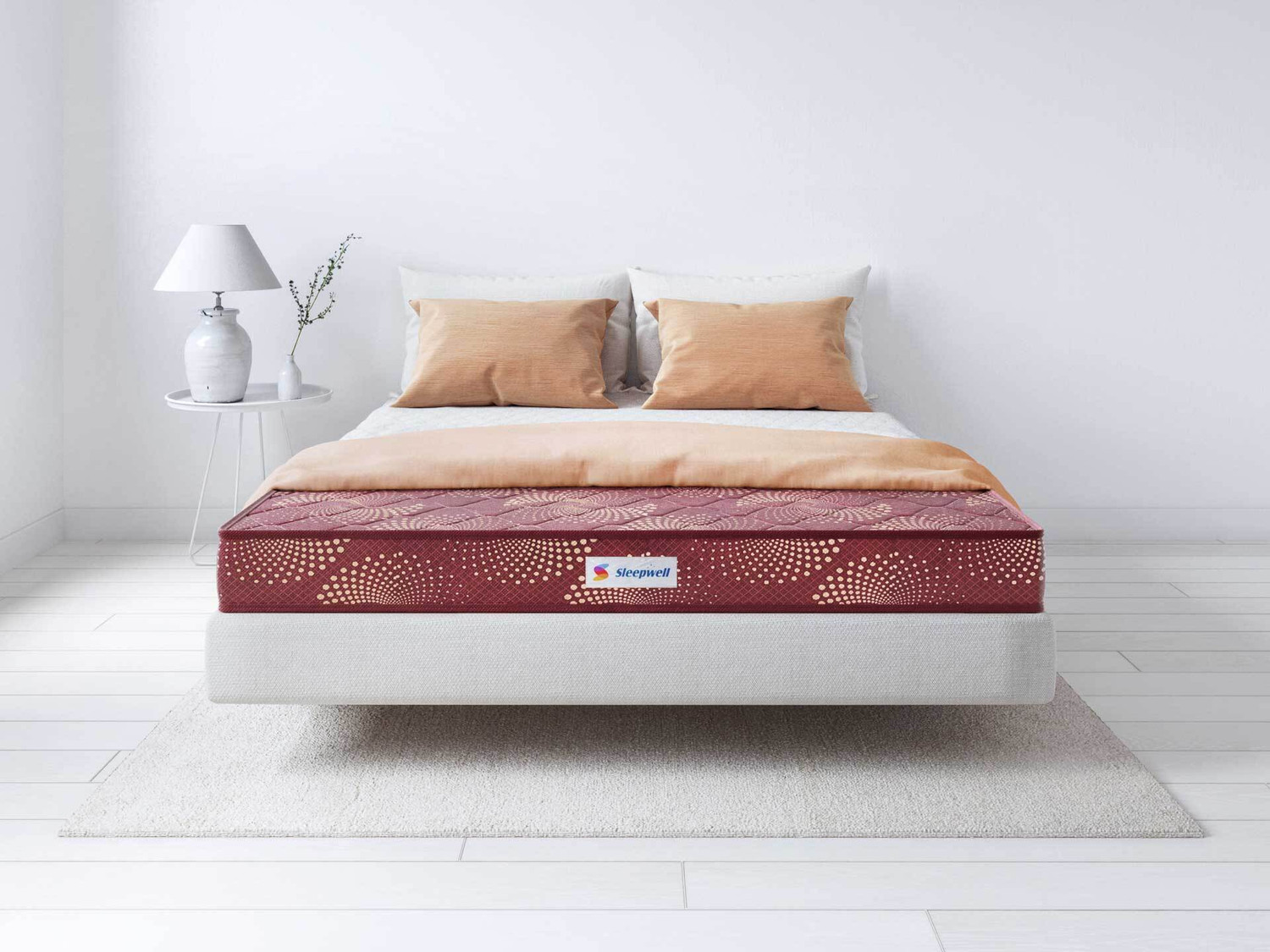 Image of Sleepwell Cheer Mattress 6 inch King PU Foam Mattress (L x W: 78 inch x 72 inch)