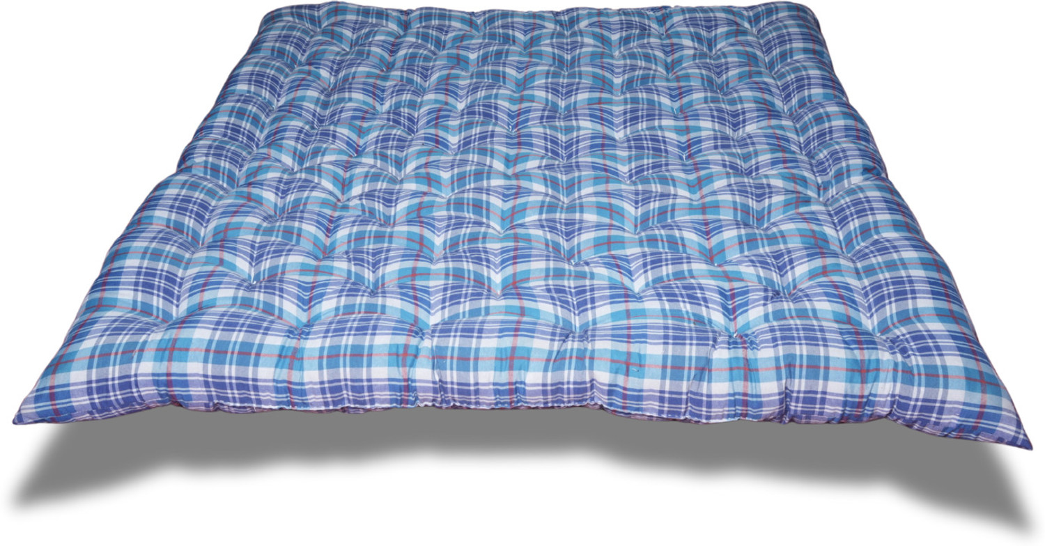 Image of Flipkart SmartBuy new 6x6 5 inch King Cotton Mattress (L x W: 72 inch x 72 inch)