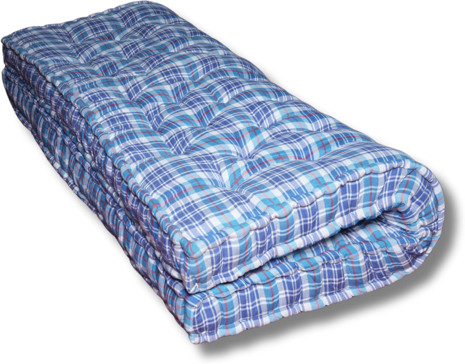 Image of Flipkart SmartBuy new 6x6 5 inch King Cotton Mattress (L x W: 72 inch x 72 inch)