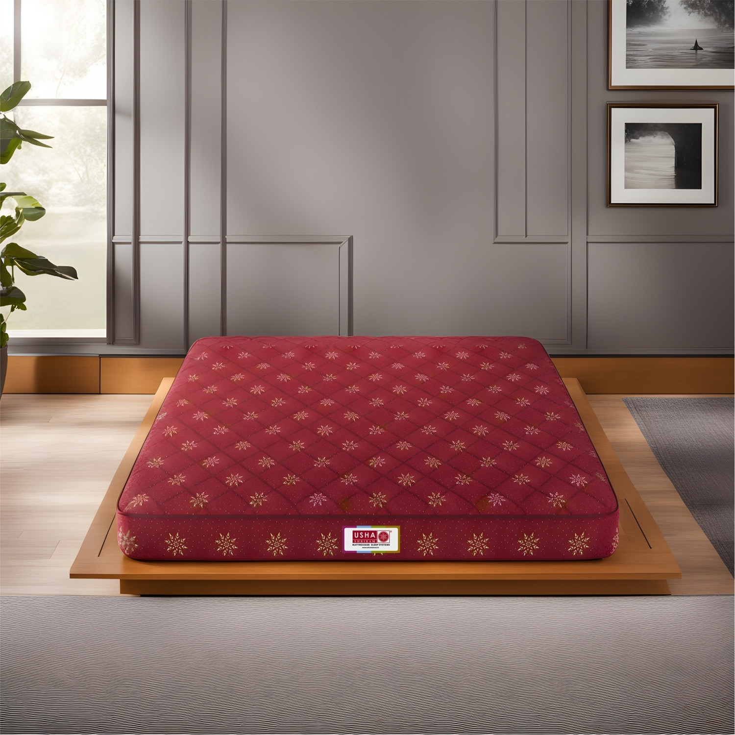 Image of Oak&Loom Comfort Soft Foam | Knitted Fabric 4 inch Single High Density (HD) Foam Mattress (L x W: 72 inch x 36 inch)