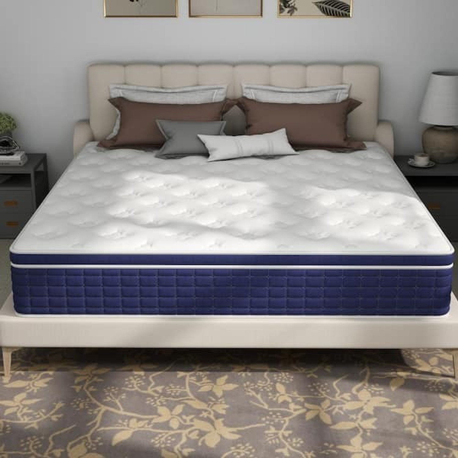 Image of KGFM-7348N 6 inch Double Memory Foam Mattress (L x W: 72 inch x 48 inch)