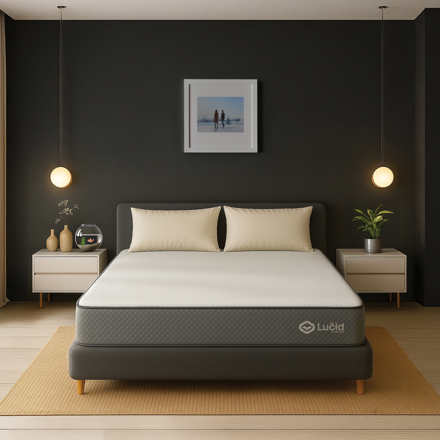 Image of Doctor Dreams by Nilkamal Plus Memory Foam 6 inch Queen Memory Foam Mattress (L x W: 72 Inch x 60 inch)