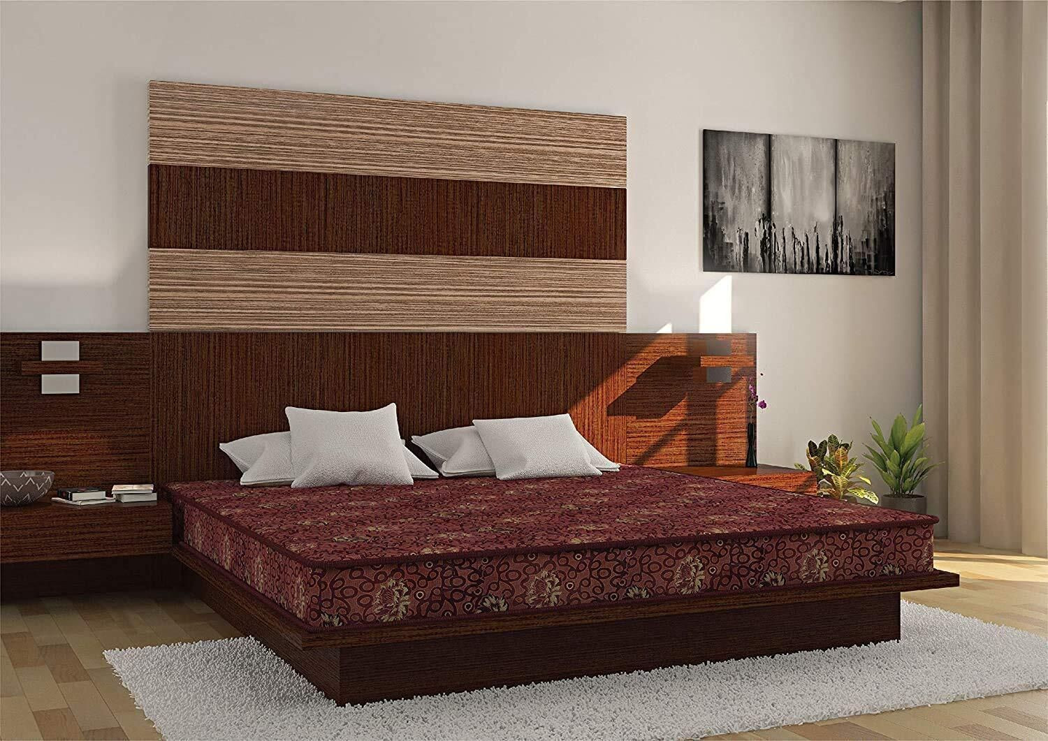 Image of Duroflex Strength Duropedic - Doctor Recommended 5 Zone Dual Density Orthopedic Support 7 inch King Coir Mattress (L x W: 72 inch x 70 inch)