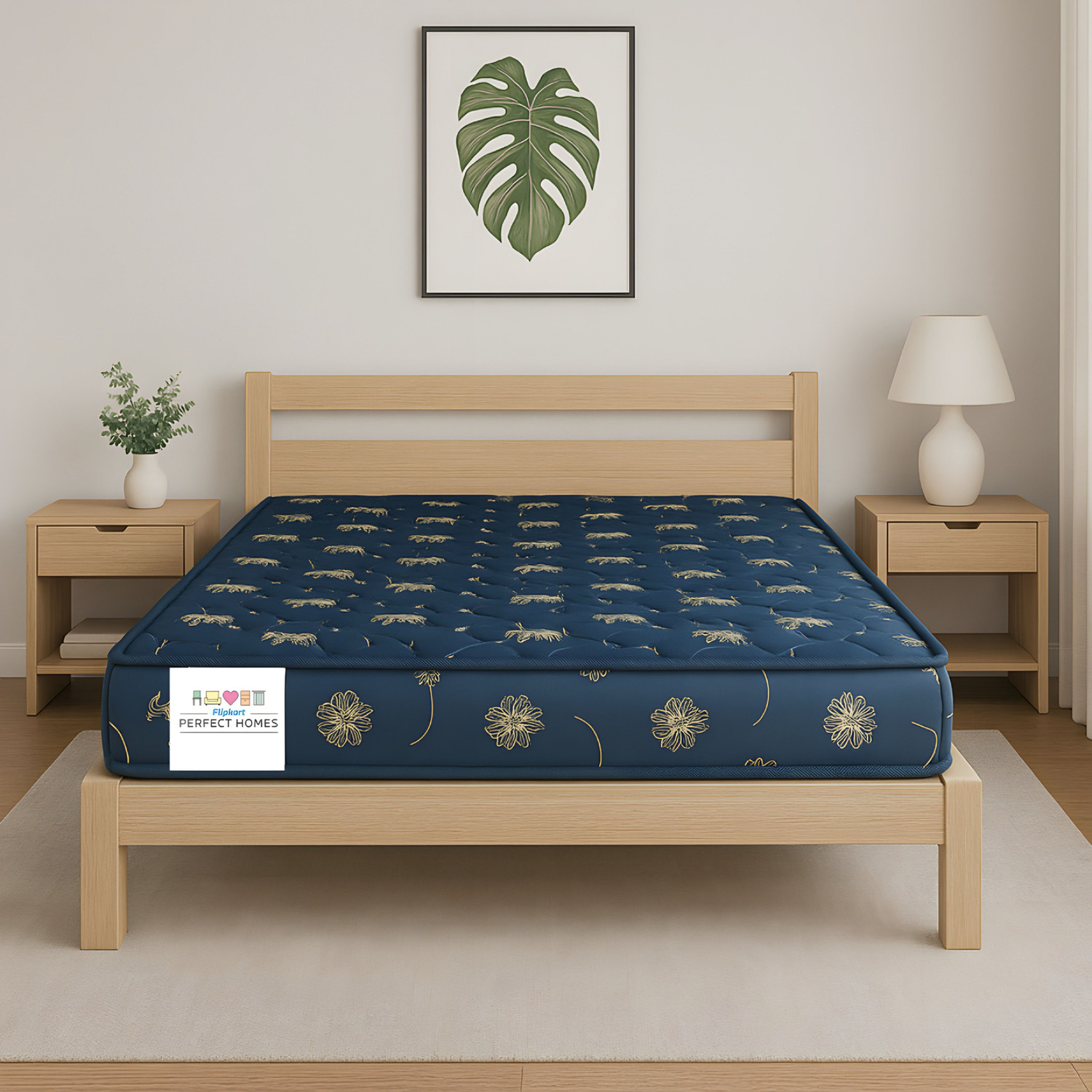 Image of Oak&Loom Comfort Knitted Fabric 4 inch Single EPE Foam Mattress (L x W: 72 inch x 30 inch)