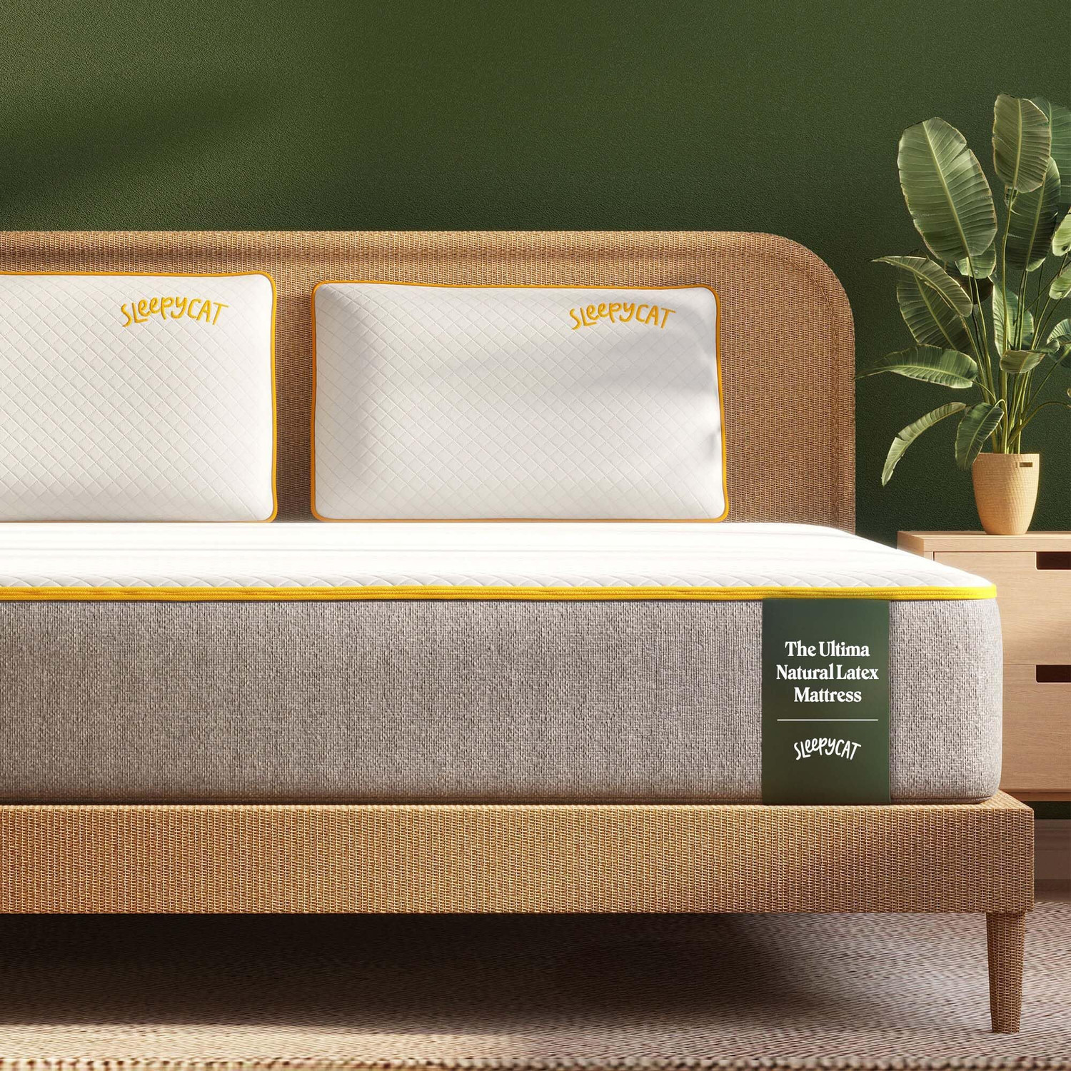 Image of The Sleep Company SmartGRID Orthopedic Pro SnowTec - Doctor Recommended 5 Zone Pressure Relief 8.0 inch Queen High Density (HD) Foam Mattress (L x W: 72 inch x 60 inch)