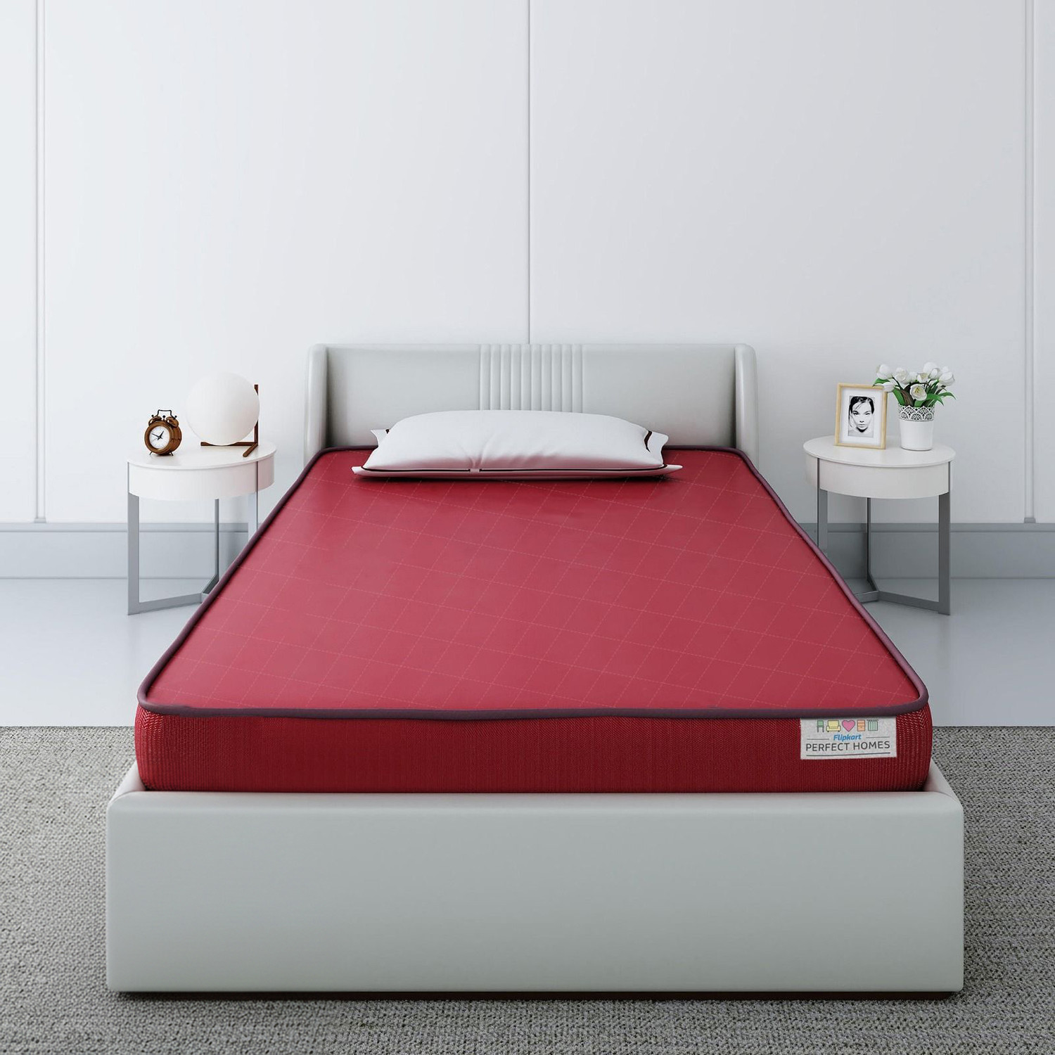 Image of Oak&Loom Comfort Knitted Fabric 4 inch Single EPE Foam Mattress (L x W: 72 inch x 30 inch)