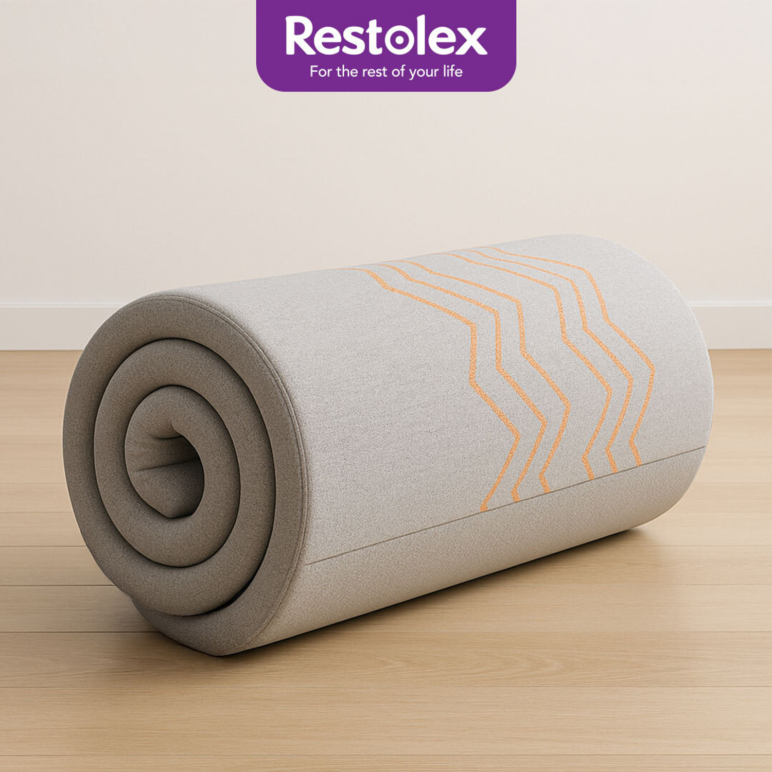 Image of Restolex Anti-Stress 6 inch King Memory Foam Mattress (L x W: 75 inch x 72 inch)