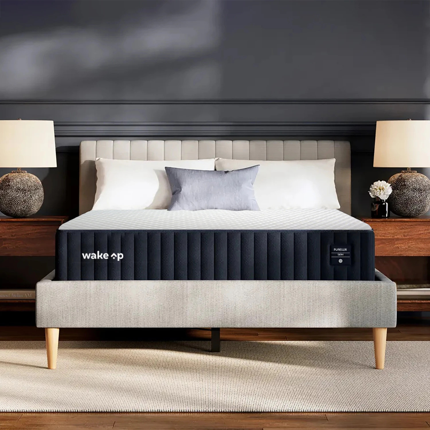 Image of Restolex Anti-Stress 6 inch King Memory Foam Mattress (L x W: 75 inch x 72 inch)