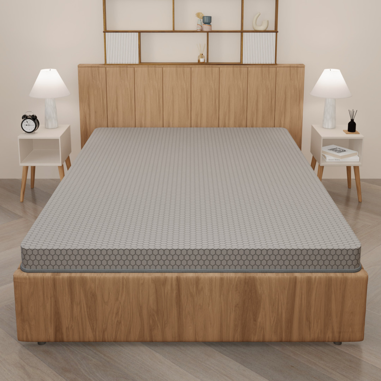 Image of Oak&Loom Comfort Soft Foam | Knitted Fabric 4 inch Single High Density (HD) Foam Mattress (L x W: 72 inch x 36 inch)