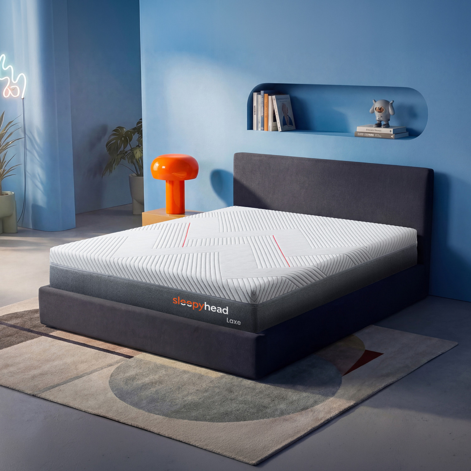 Image of Hypnos Hybrid Eco-Friendly Materials, Breathable Soft Knitted Fabric, Cooling Latex 6 inch Double Latex Foam Mattress (L x W: 84 inch x 48 inch)
