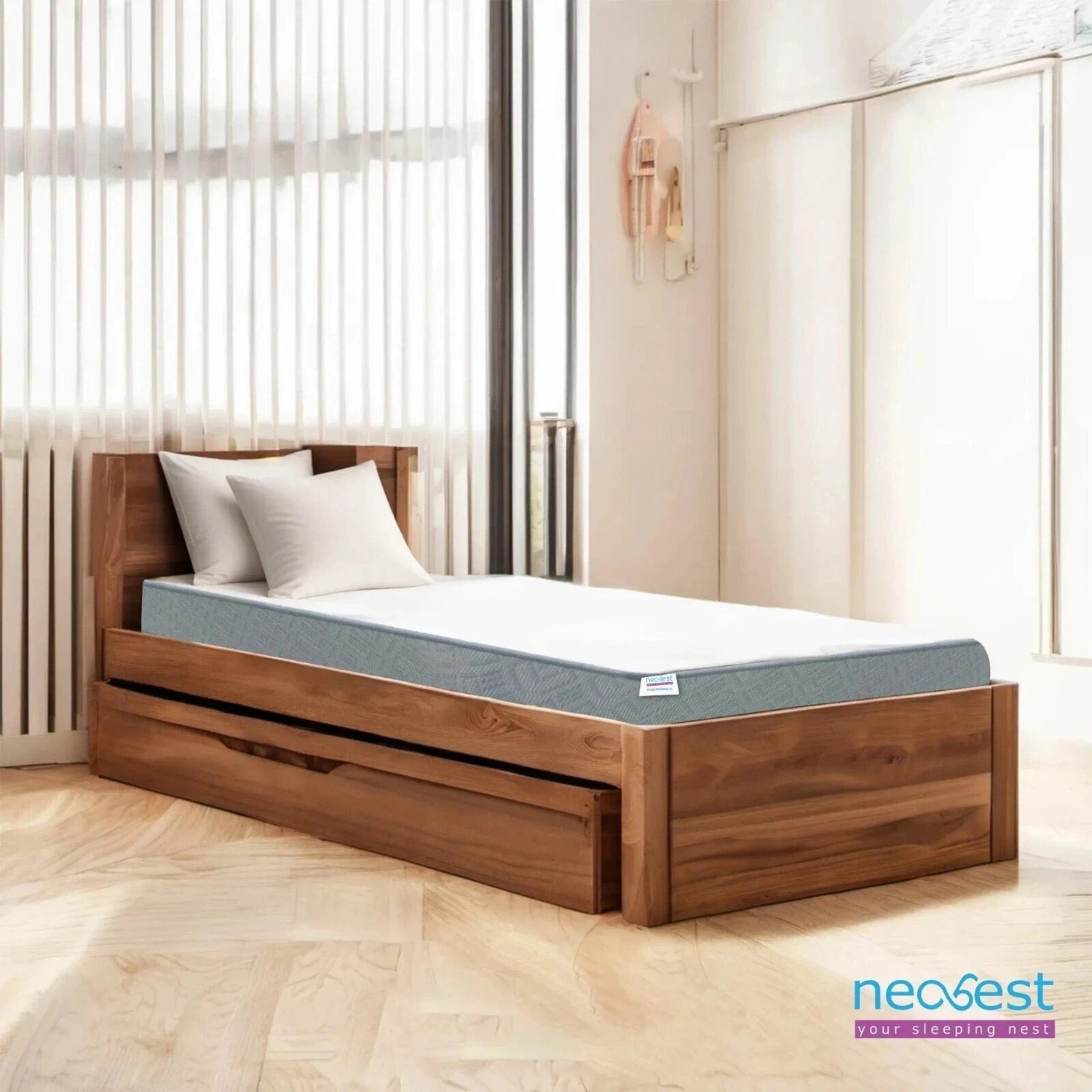 Neobest Classic Orthopedic Dual Comfort 4 inch Single Mattress - Image 1