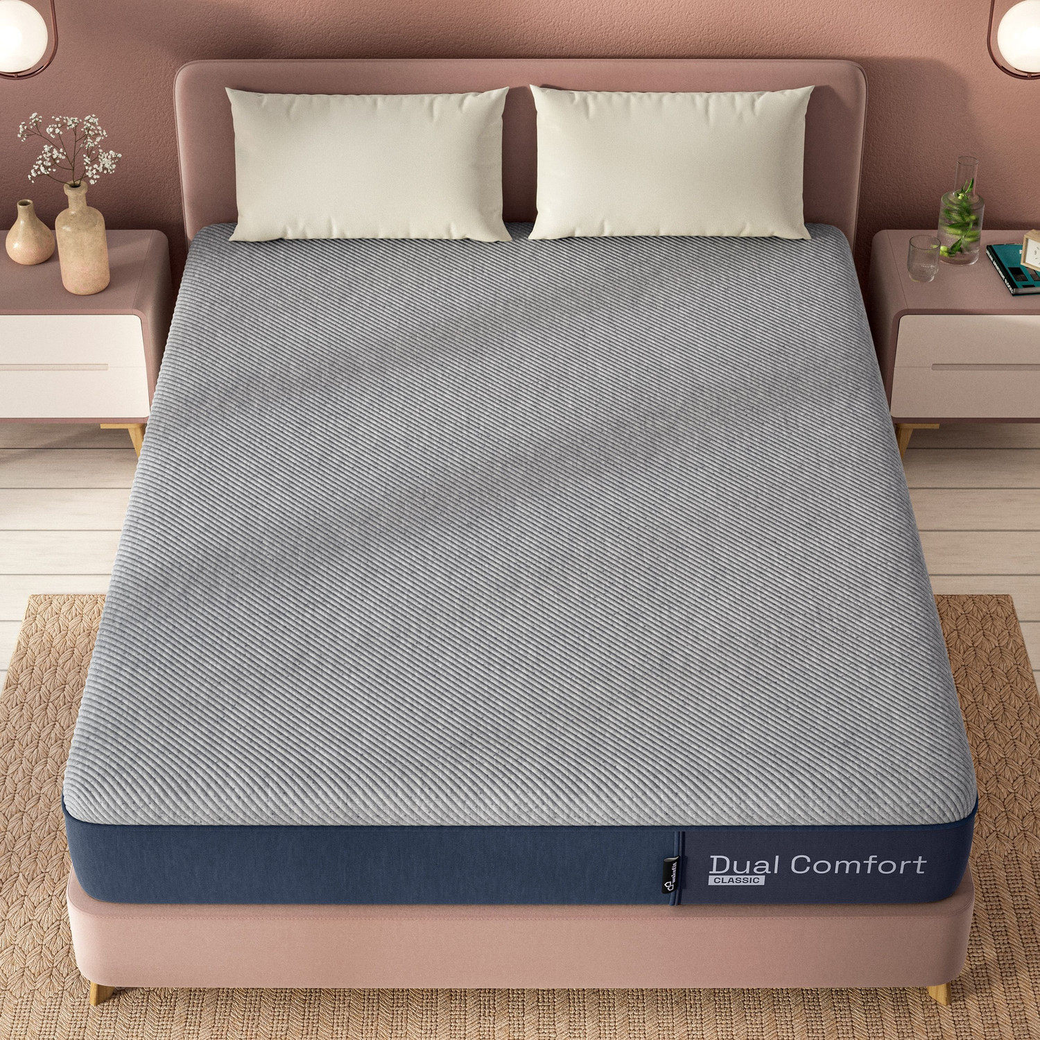 Image of Durfi Ortho Flex Hybrid 6 inch King Pocket Spring Mattress (L x W: 75 inch x 78 inch)