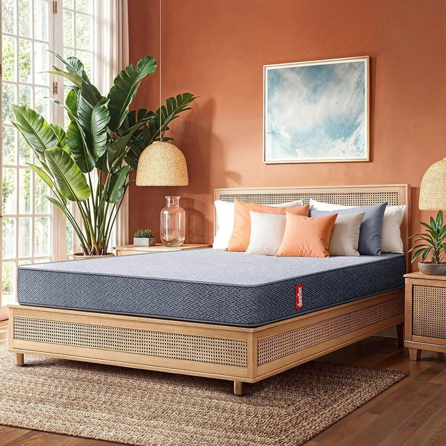 Image of Duroflex Strength Duropedic - Doctor Recommended 5 Zone Dual Density Orthopedic Support 7 inch Single Coir Mattress (L x W: 75 inch x 36 inch)