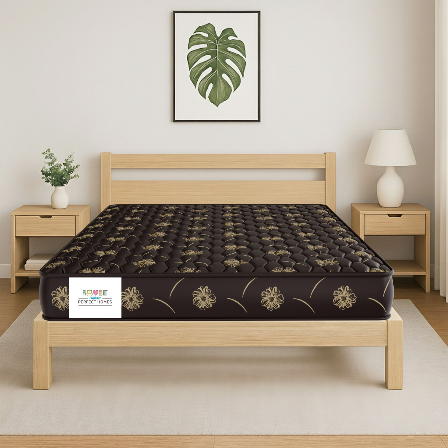 Image of Flipkart Perfect Homes Omaxx - Three Folding /Travel Mattress 4 inch Double PU Foam Mattress (L x W: 72 inch x 48 inch)