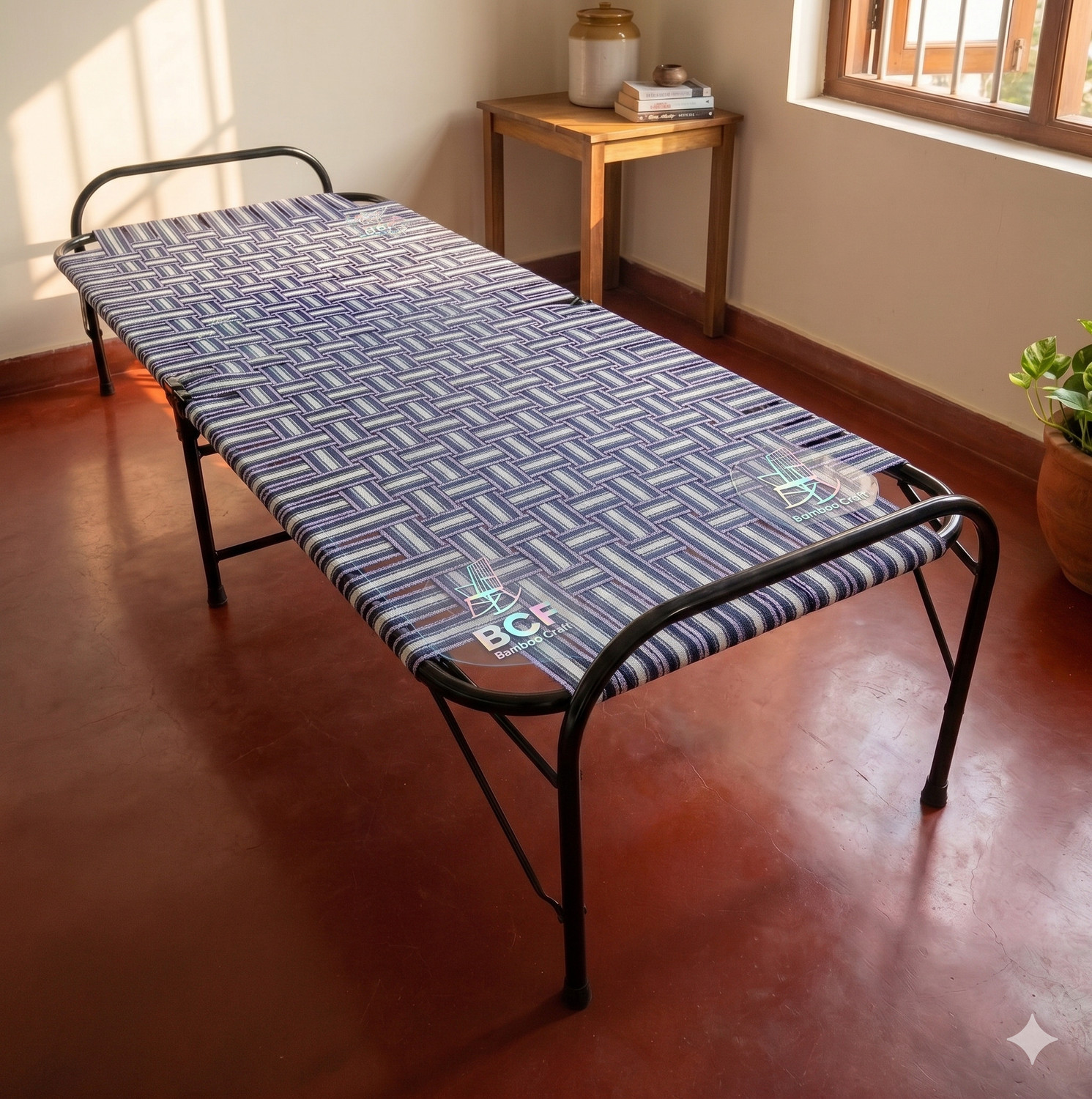 Image of BUYMORE NEW DESIGN BED 3X6 Metal Single Bed, 182 cm x 76 cm (5.97 ft x 2.49 ft) (Finish Color - POWDER COATED, Delivery Condition - DIY(Do-It-Yourself))