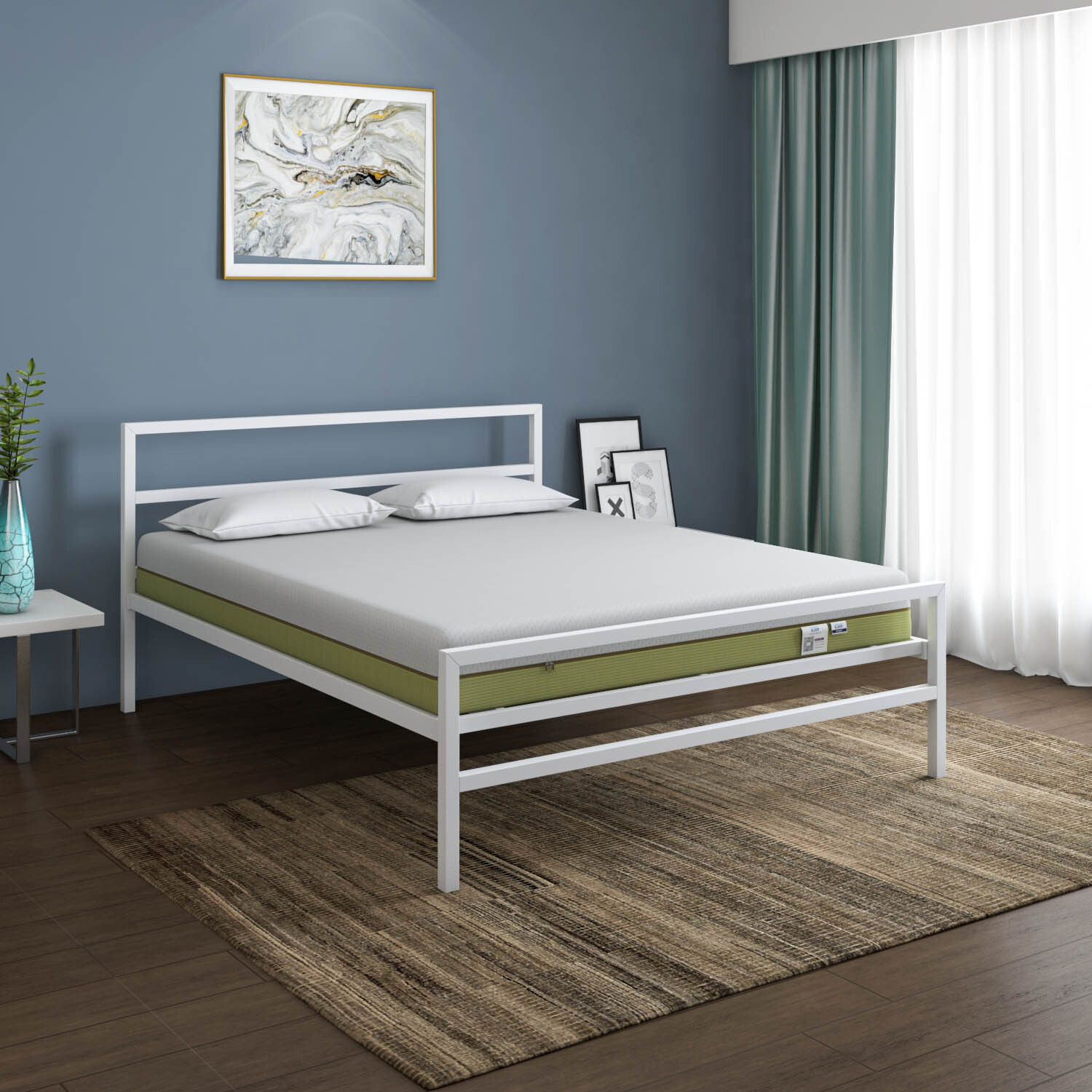 Image of SleepyCat Ortho Lite - Medium Firm Foam Mattress with Aeroflow Comfort Layer 6 inch King Latex Foam Mattress (L x W: 84 inch x 72 inch)