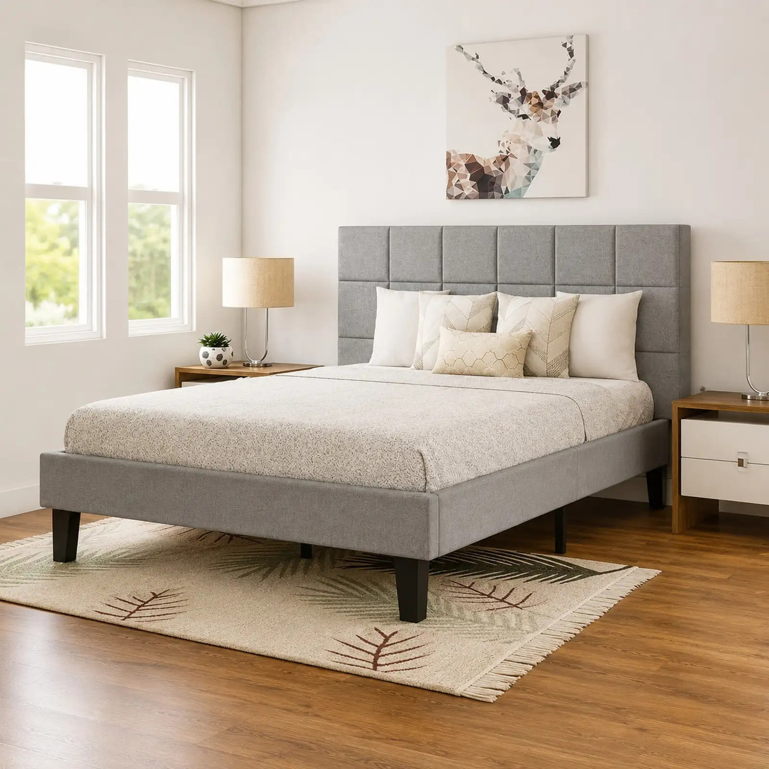 Image of GOYALINTERIOR Sheesham Wood King Bed /Wooden Bed /Palaung With Hydraulic Storage For Home Solid Wood King Hydraulic Bed, 205 cm x 190 cm (6.73 ft x 6.23 ft) (Finish Color - Honey HYD, Delivery Condition - DIY(Do-It-Yourself))
