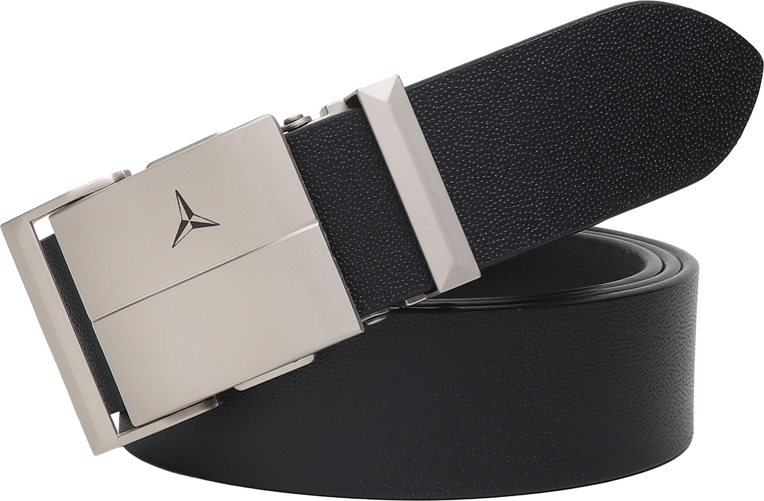 Image of LOOPA Men Formal Black Genuine Leather Belt