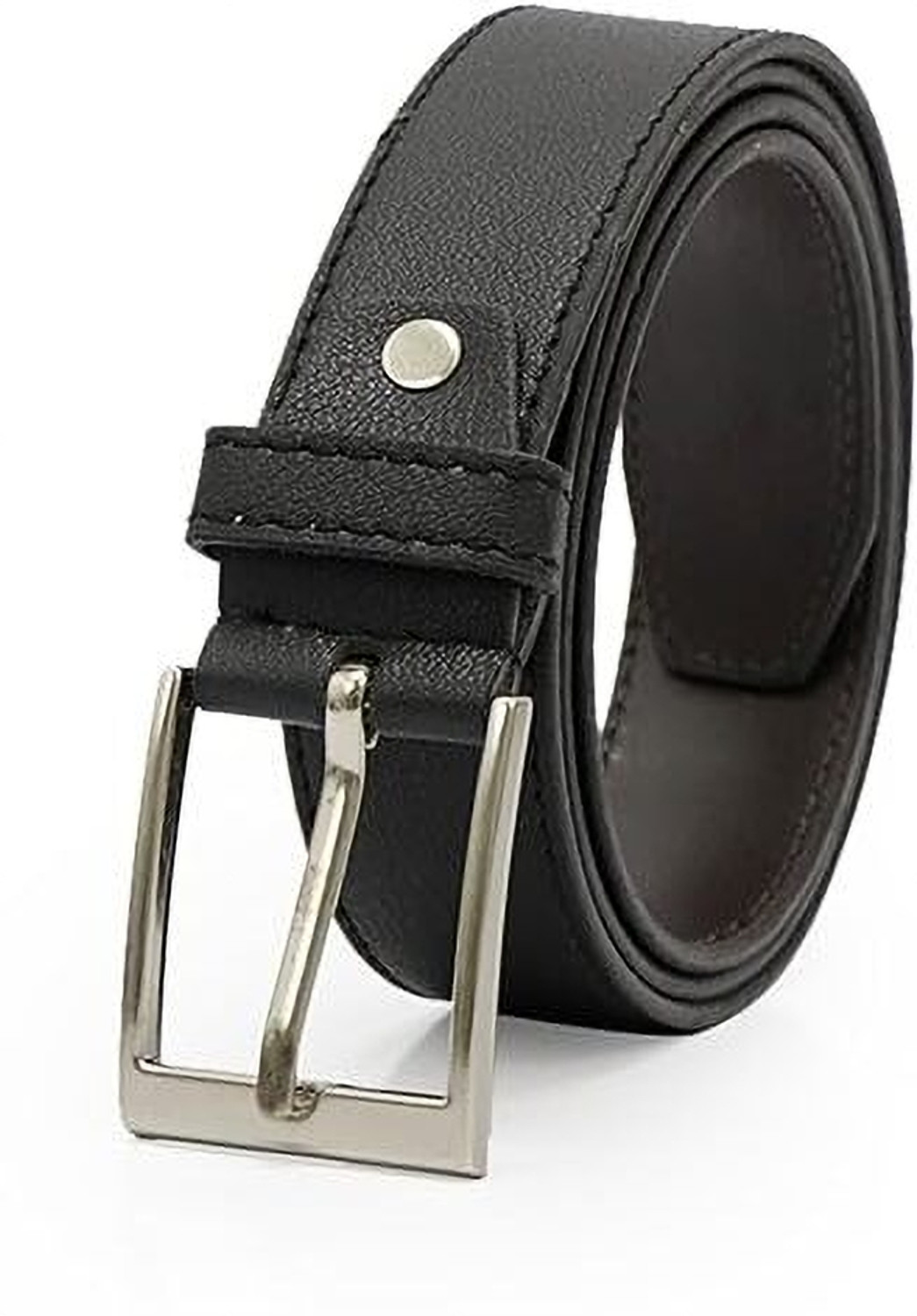 Image of Police Men Casual Black Genuine Leather Reversible Belt