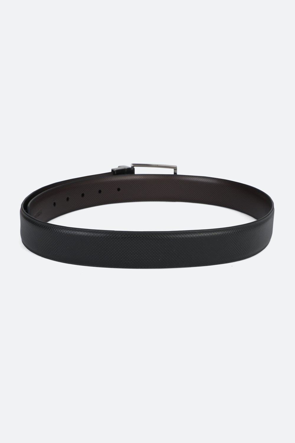 Image of PETER ENGLAND Men Formal Black Genuine Leather Belt