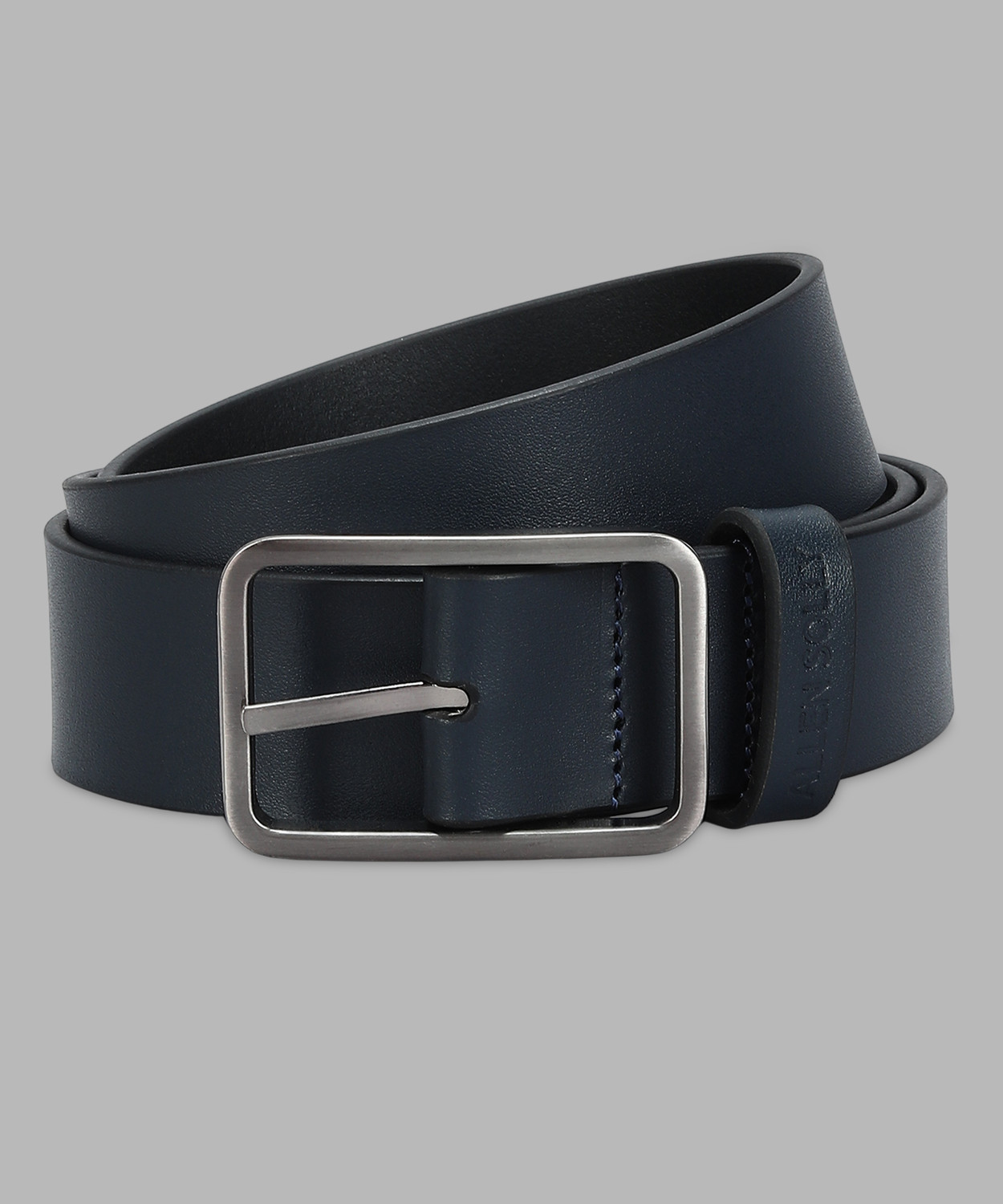 Image of LOUIS STITCH Men Formal Black, Grey Genuine Leather Reversible Belt