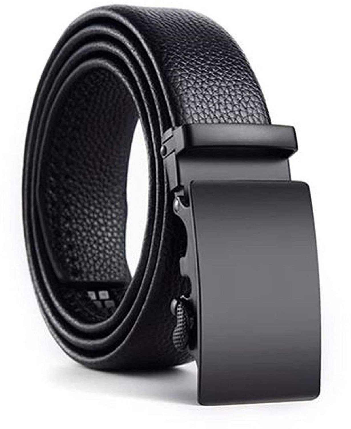 Image of SORSHORE Men & Women Casual Black Artificial Leather Belt