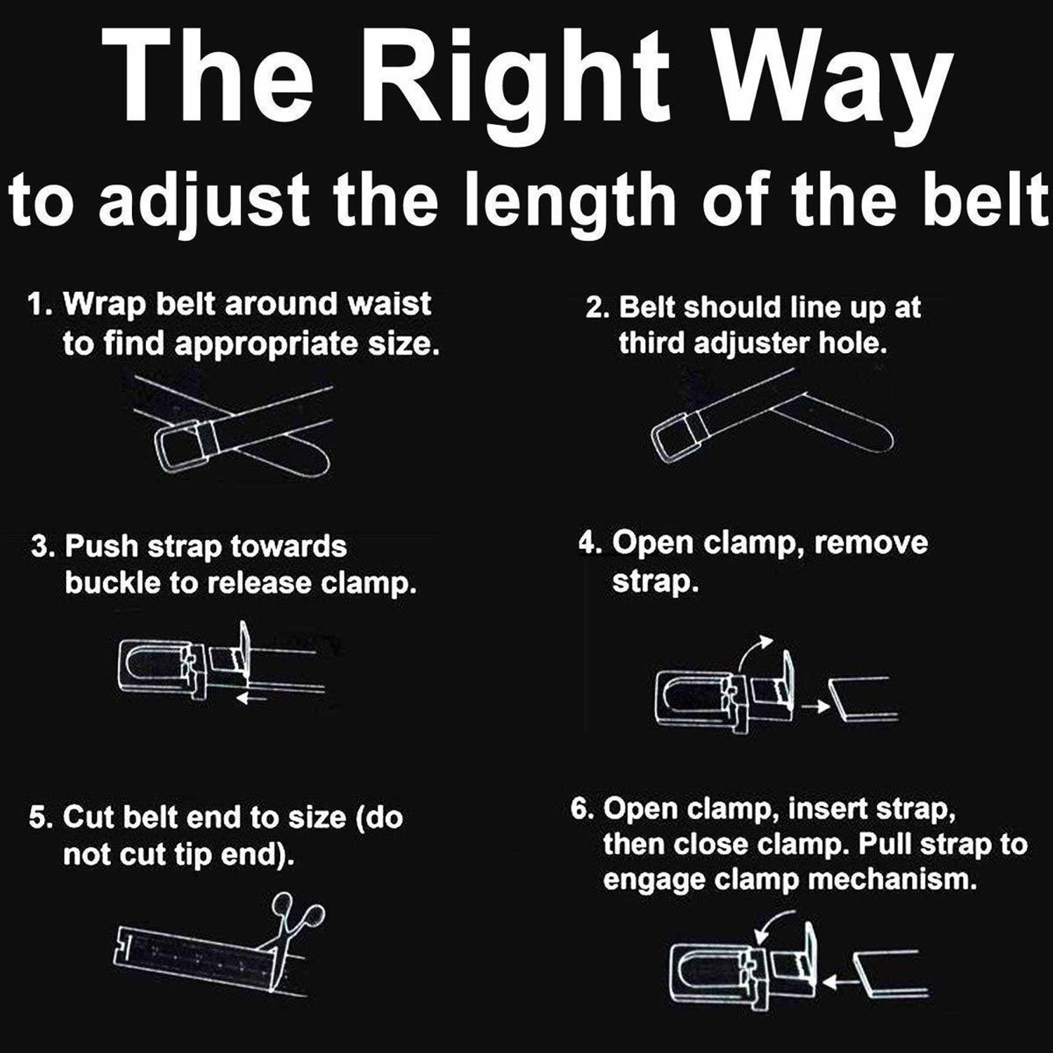 Image of SORSHORE Men & Women Casual Black Artificial Leather Belt