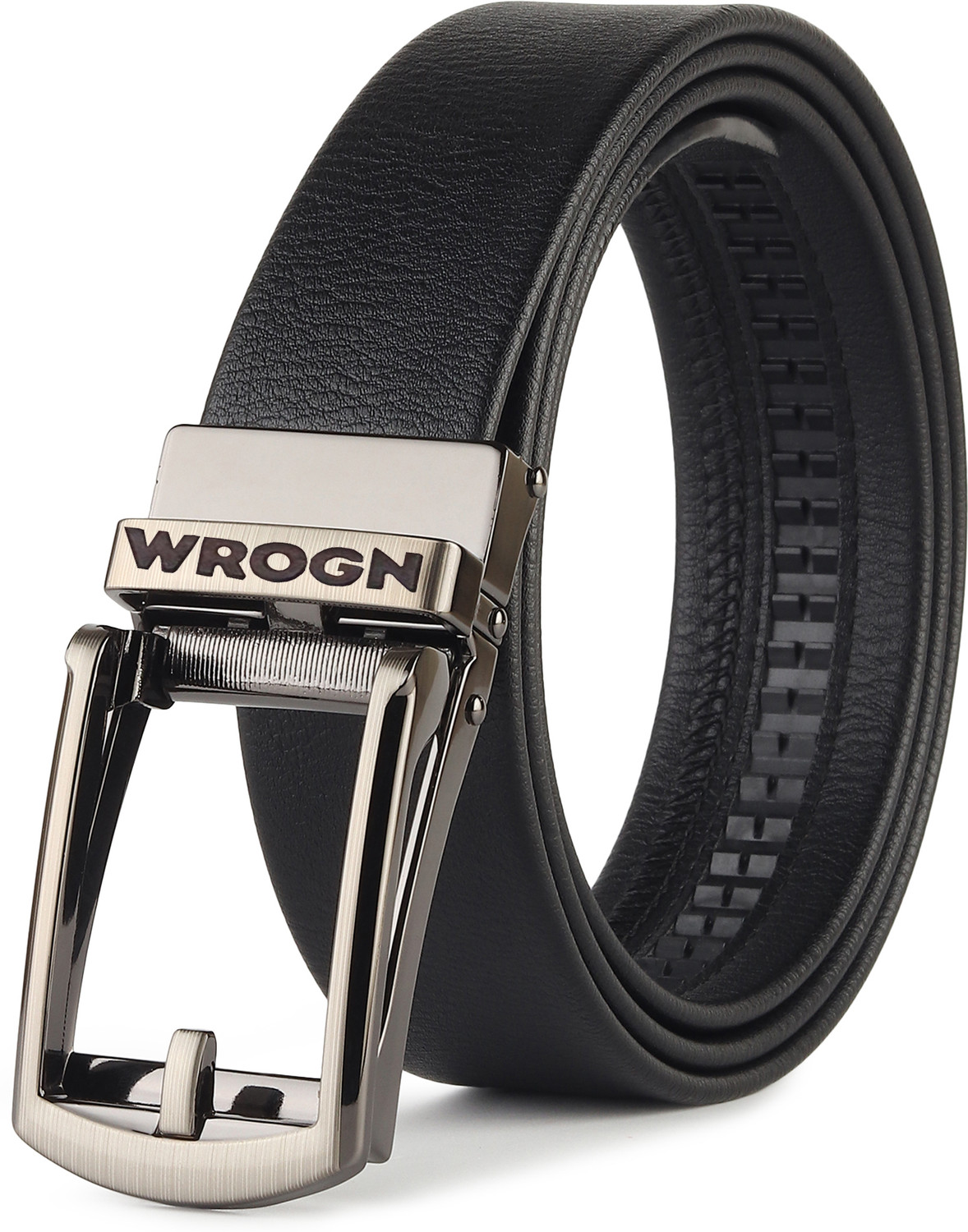 Image of WROGN Men Formal, Casual, Evening, Party Brown Genuine Leather Belt
