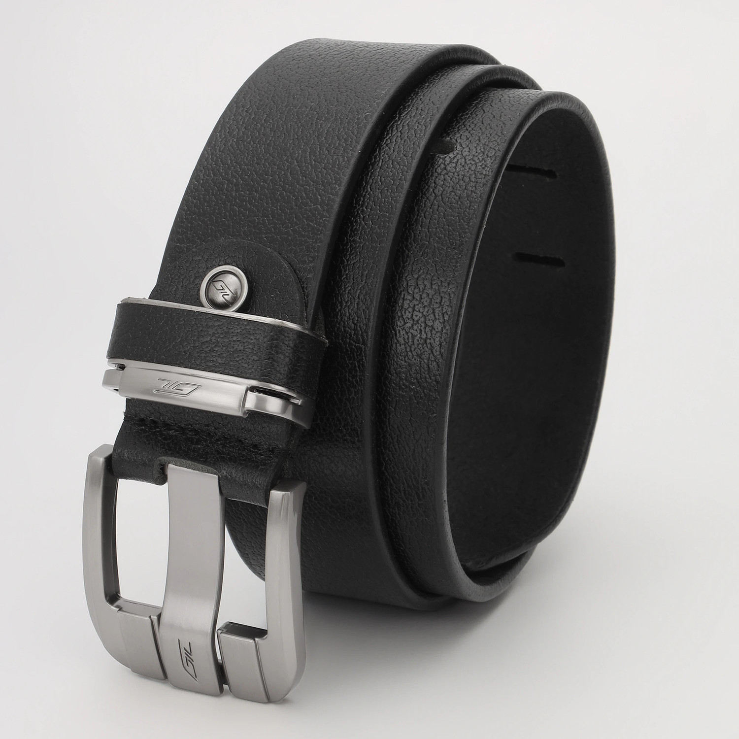 Image of GIL Men Casual, Evening, Party, Formal Tan Genuine Leather Belt