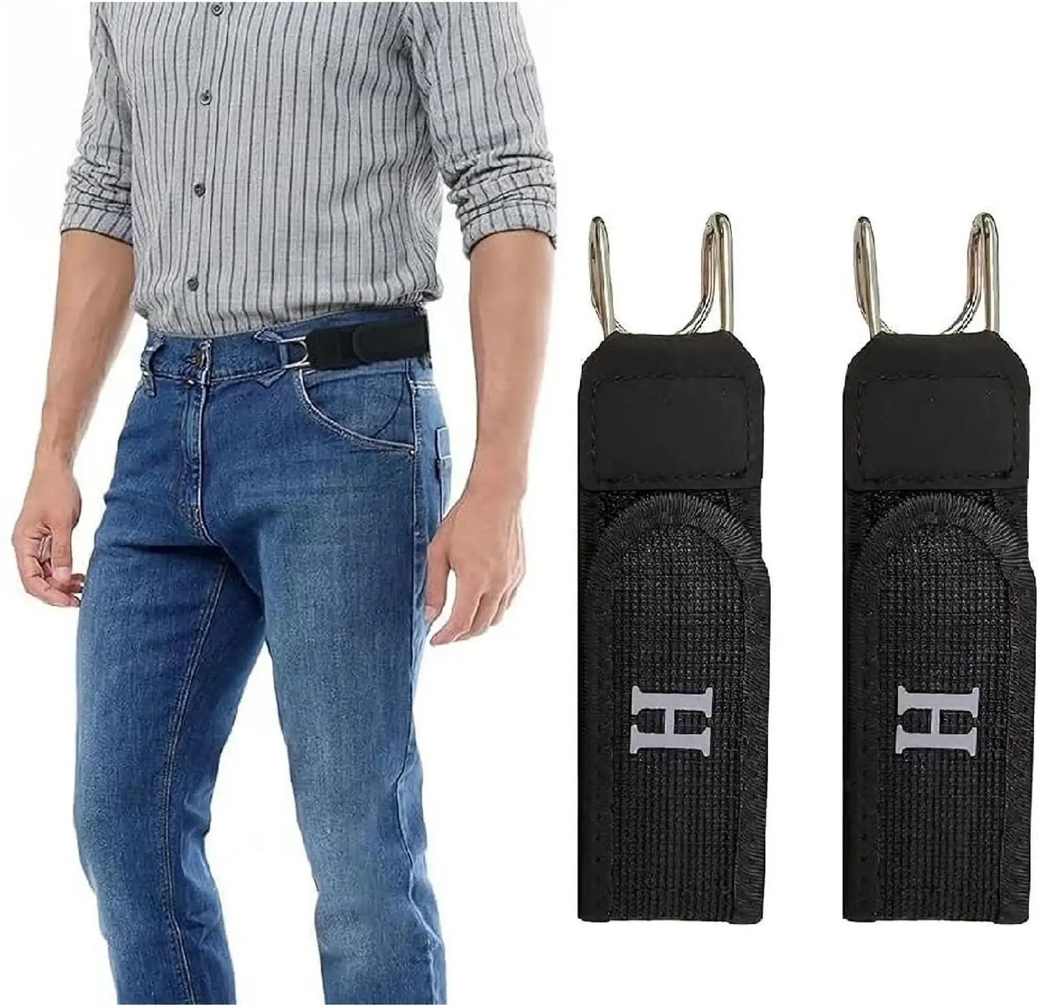 Image of xelcis Men & Women Casual, Party, Formal, Evening Black Genuine Leather Belt
