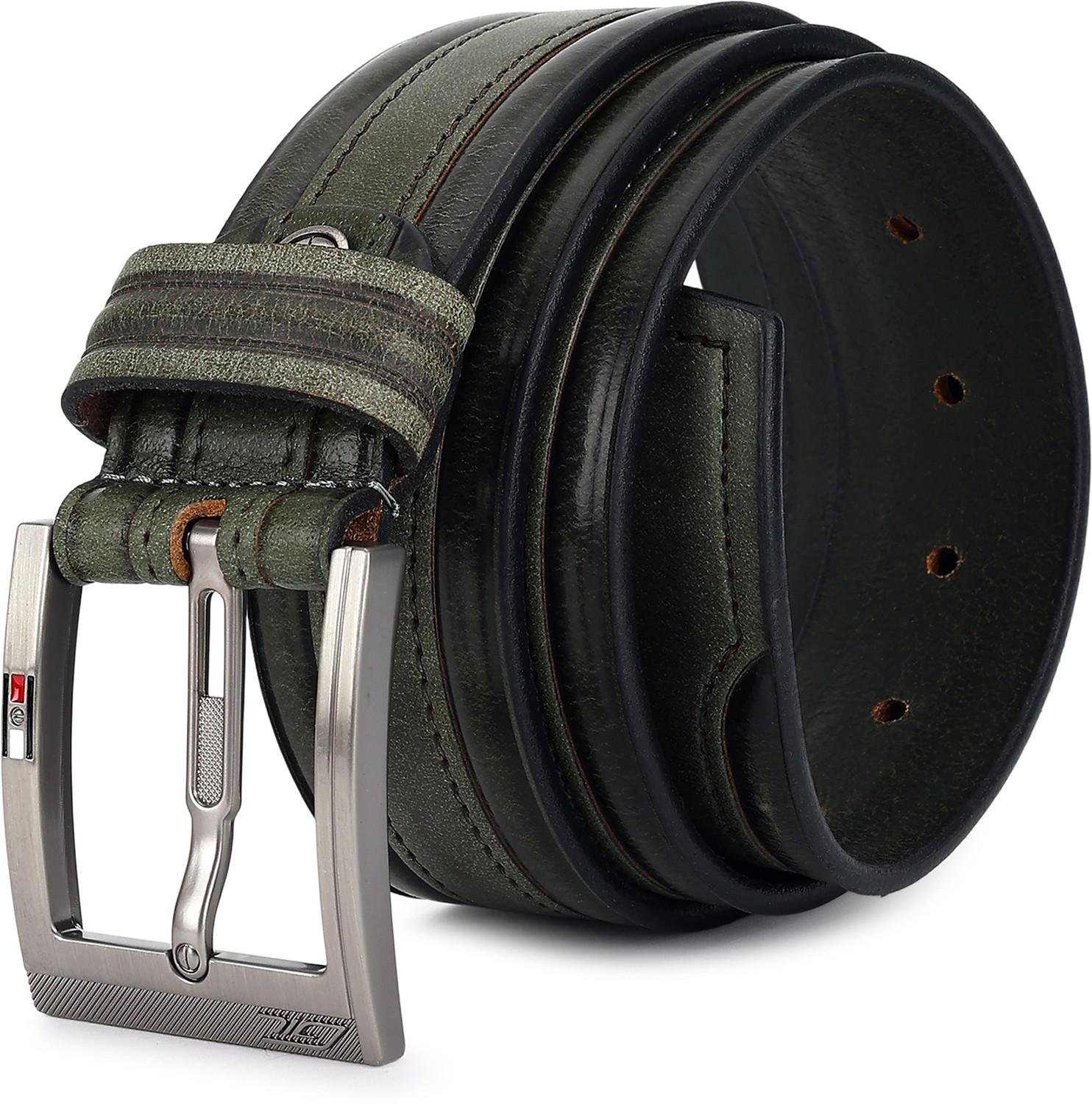 Image of GIL Men Casual, Evening, Party, Formal Tan Genuine Leather Belt