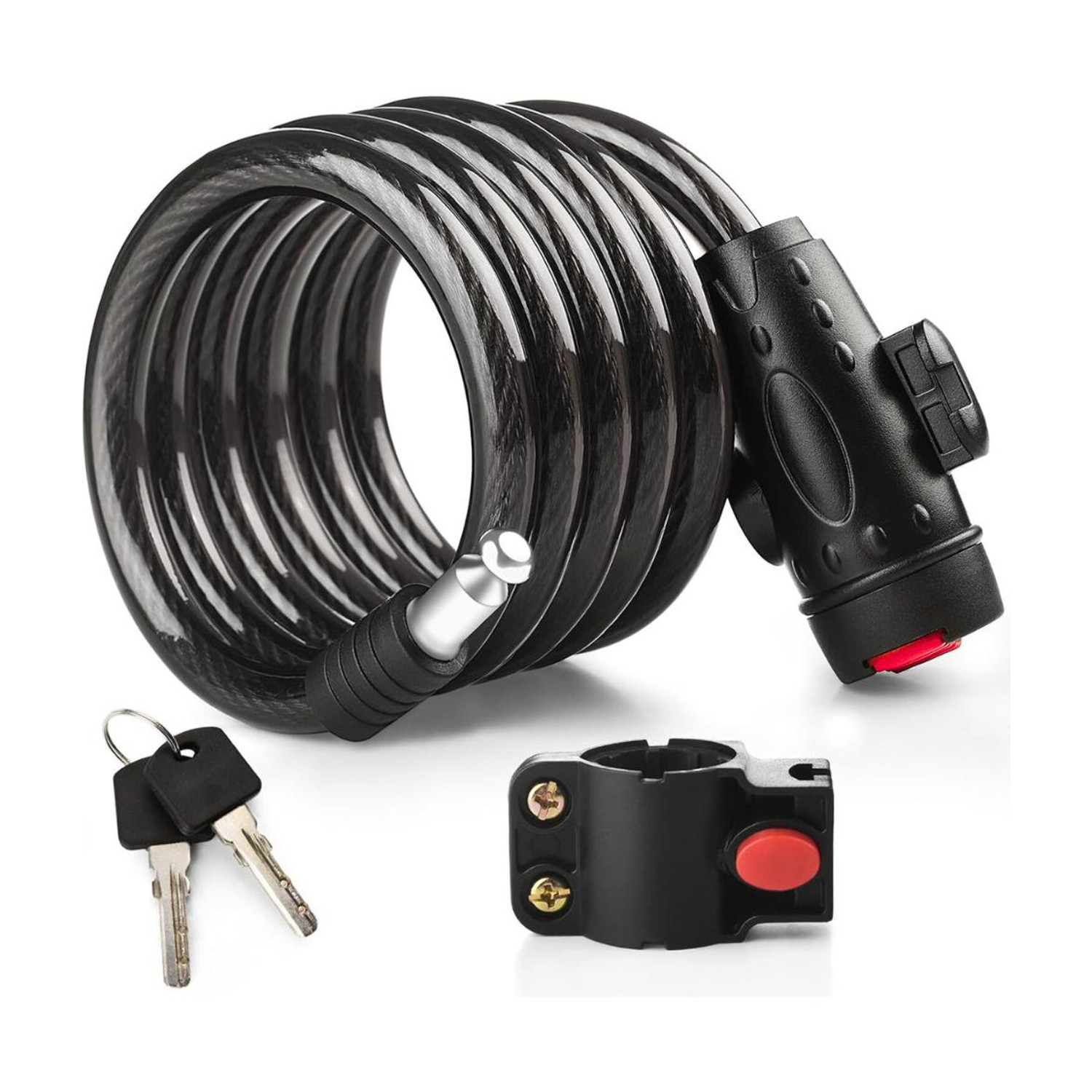 GJSHOP Bicycle Anti Theft Cable Lock with 2 Keys - Image 6