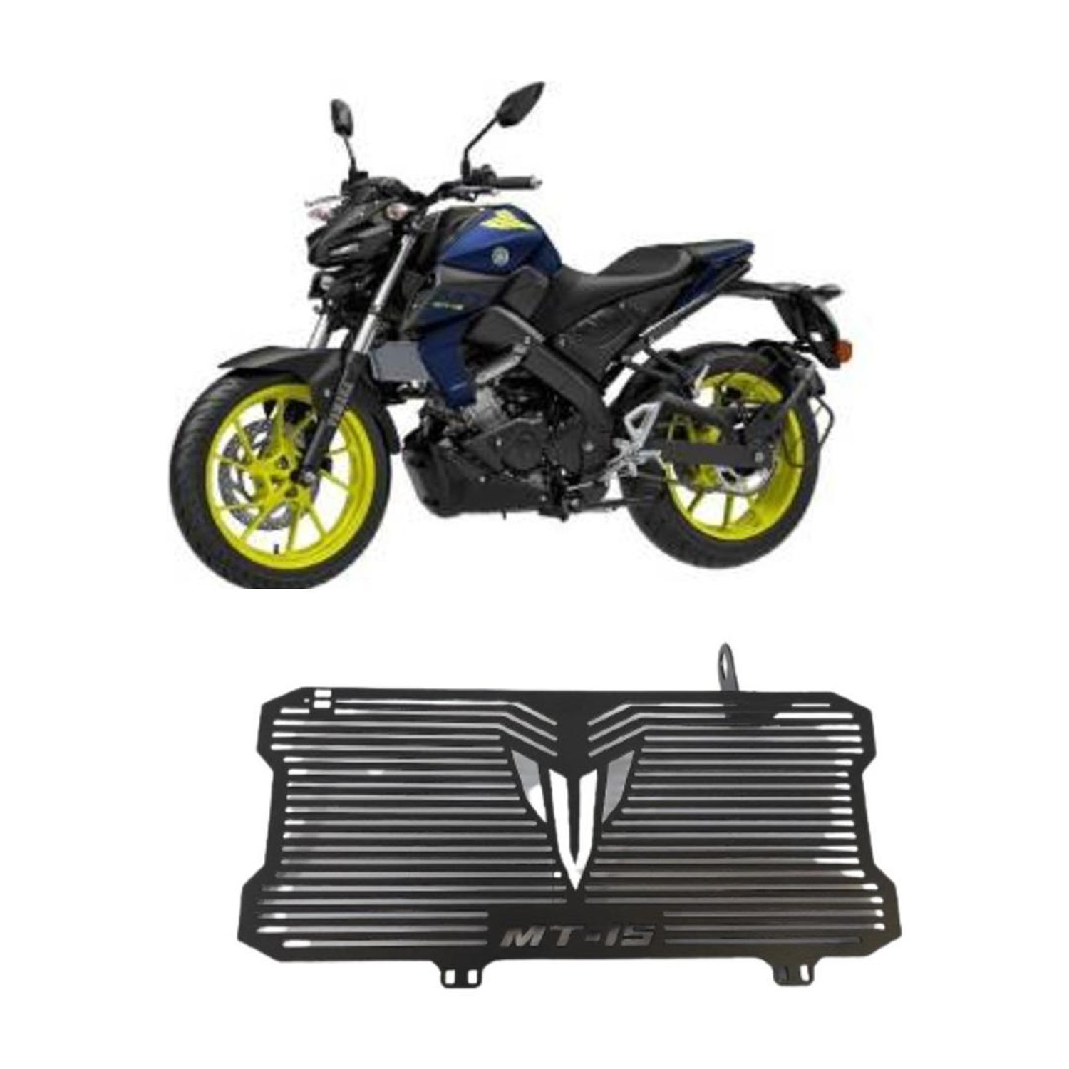 SELVIKE Radiator Grill for Yamaha MT15 Black - Image 1