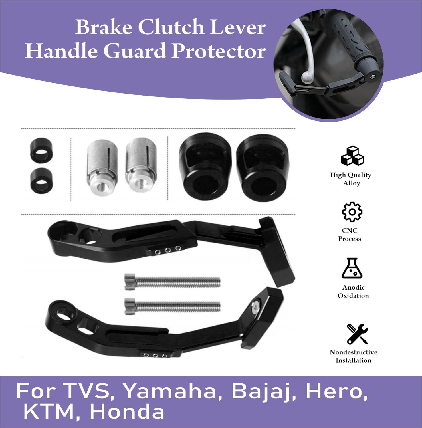 Image of SN STEEL LGNP08062026 Bike Leg Guard (Royal Enfield)