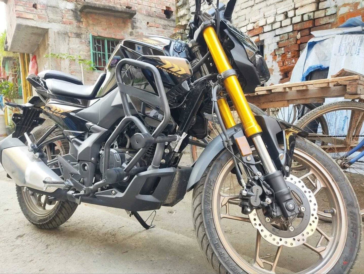 Image of MotoXpert Honda CB 125 Hornet Heavy Duty Bike Crash Guard (Honda)