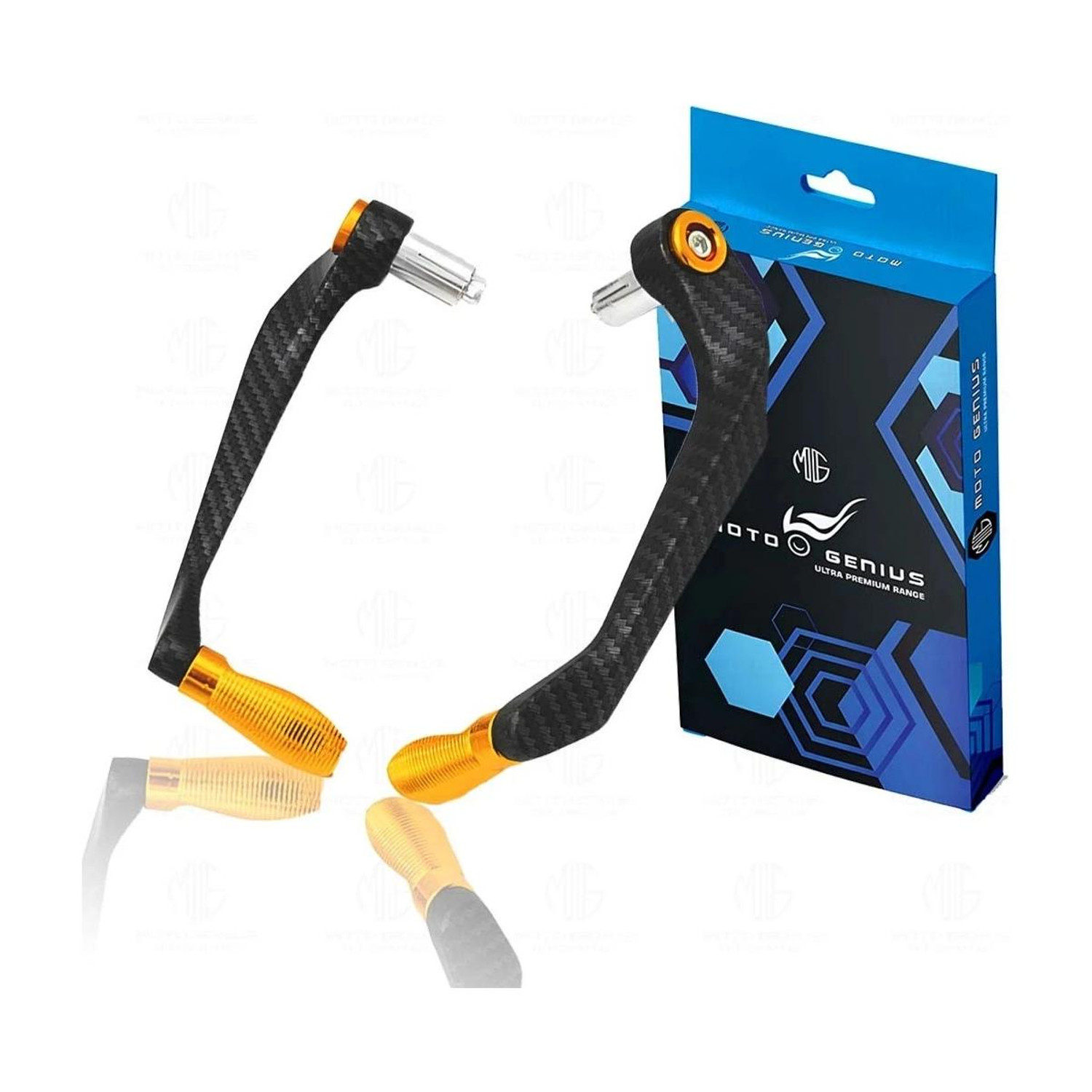 Moto Genius Universal Handlebar Guard (Gold) - Image 6
