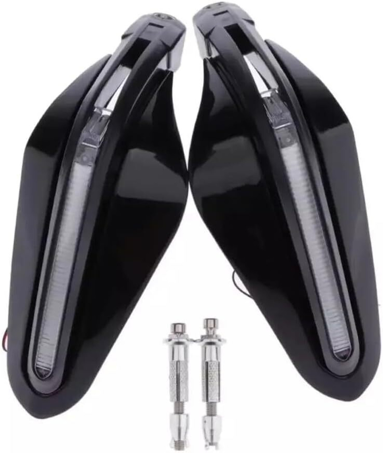 Image of AUTO PEARL Black Protector Proguard Pro Brake Clutch Lever Protector Guard Bike Crash Guard (Yamaha)